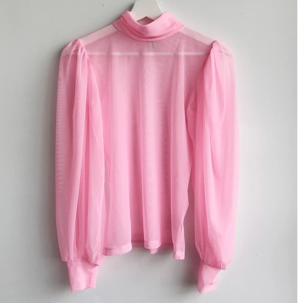 SOLD 🛑 Eliza Faulkner Mesh Dolly Turtleneck